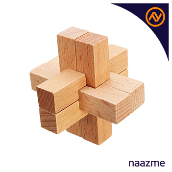 recycled bamboo wooden puzzle